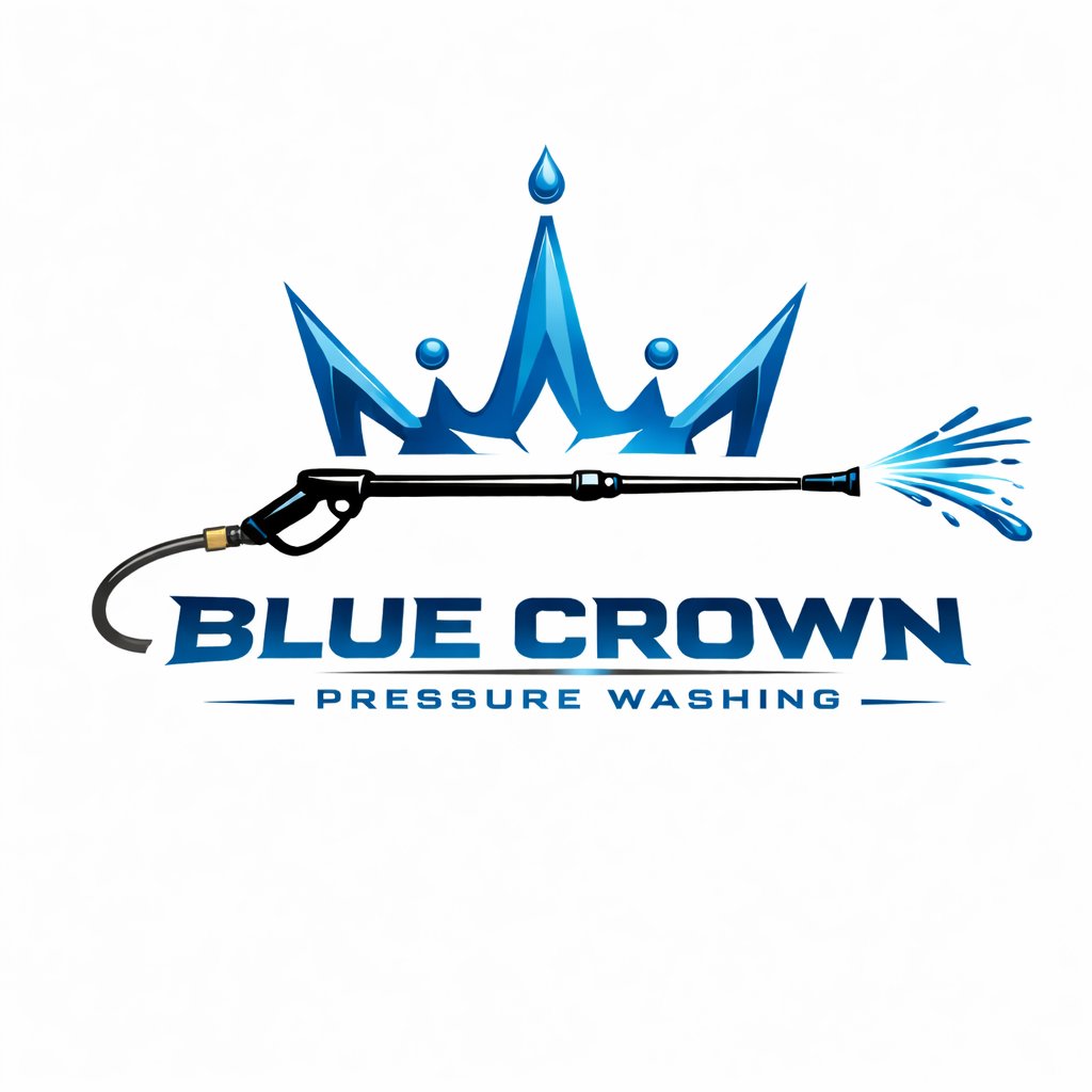 Blue Crown Pressure Washing Logo